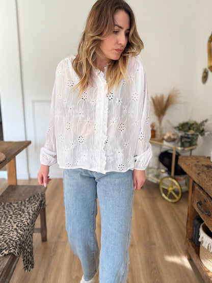 Blouse broderie anglaise