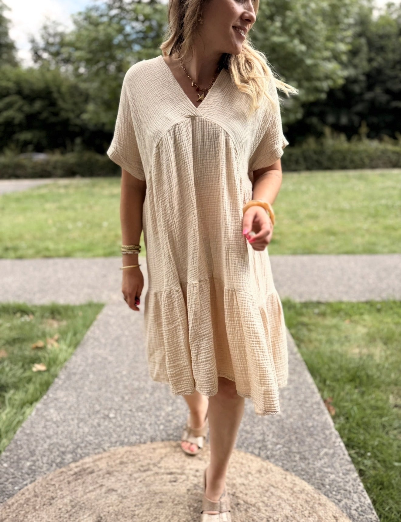 ROBE GAZE DE COTON