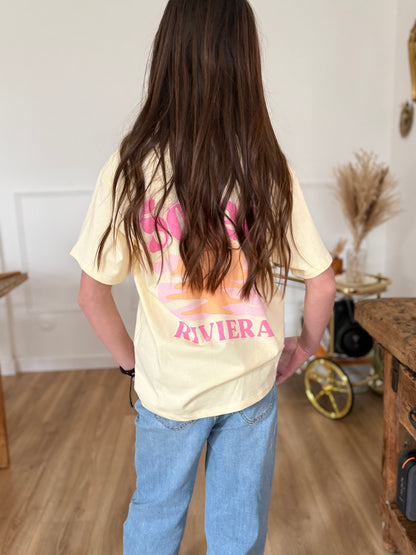 Tee shirt soleil jaune