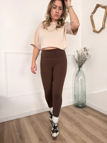 Legging chocolat