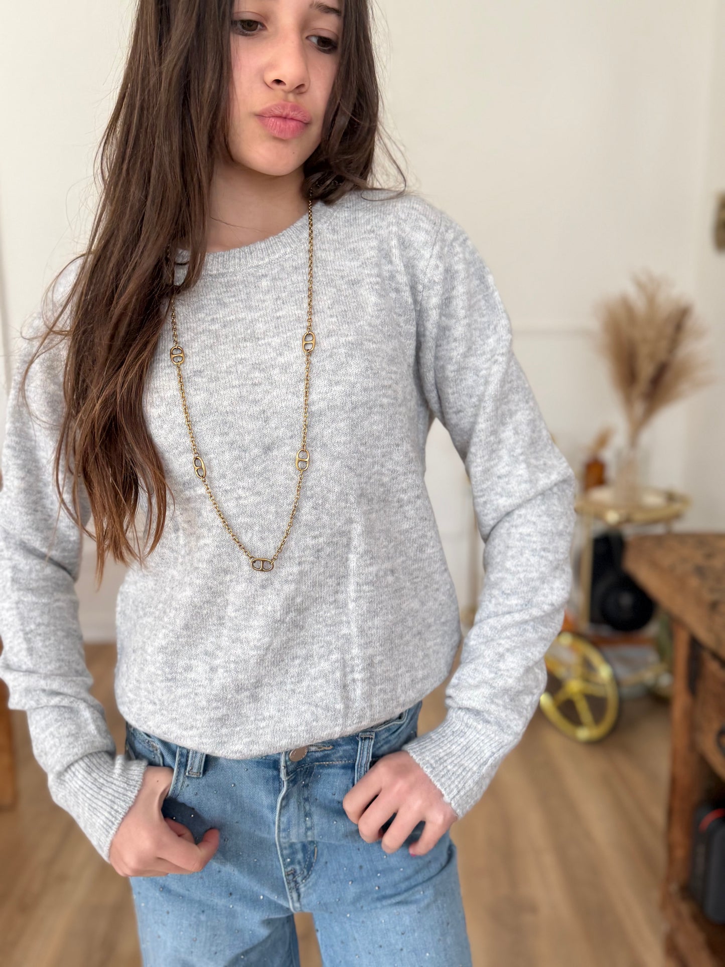 Pull gris