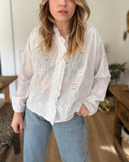 Blouse broderie anglaise