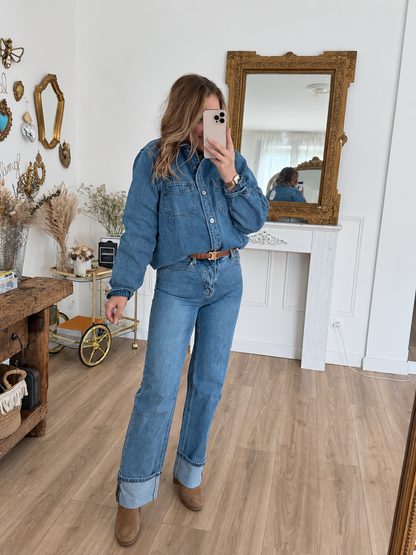 SURCHEMISE EN JEAN BLEU