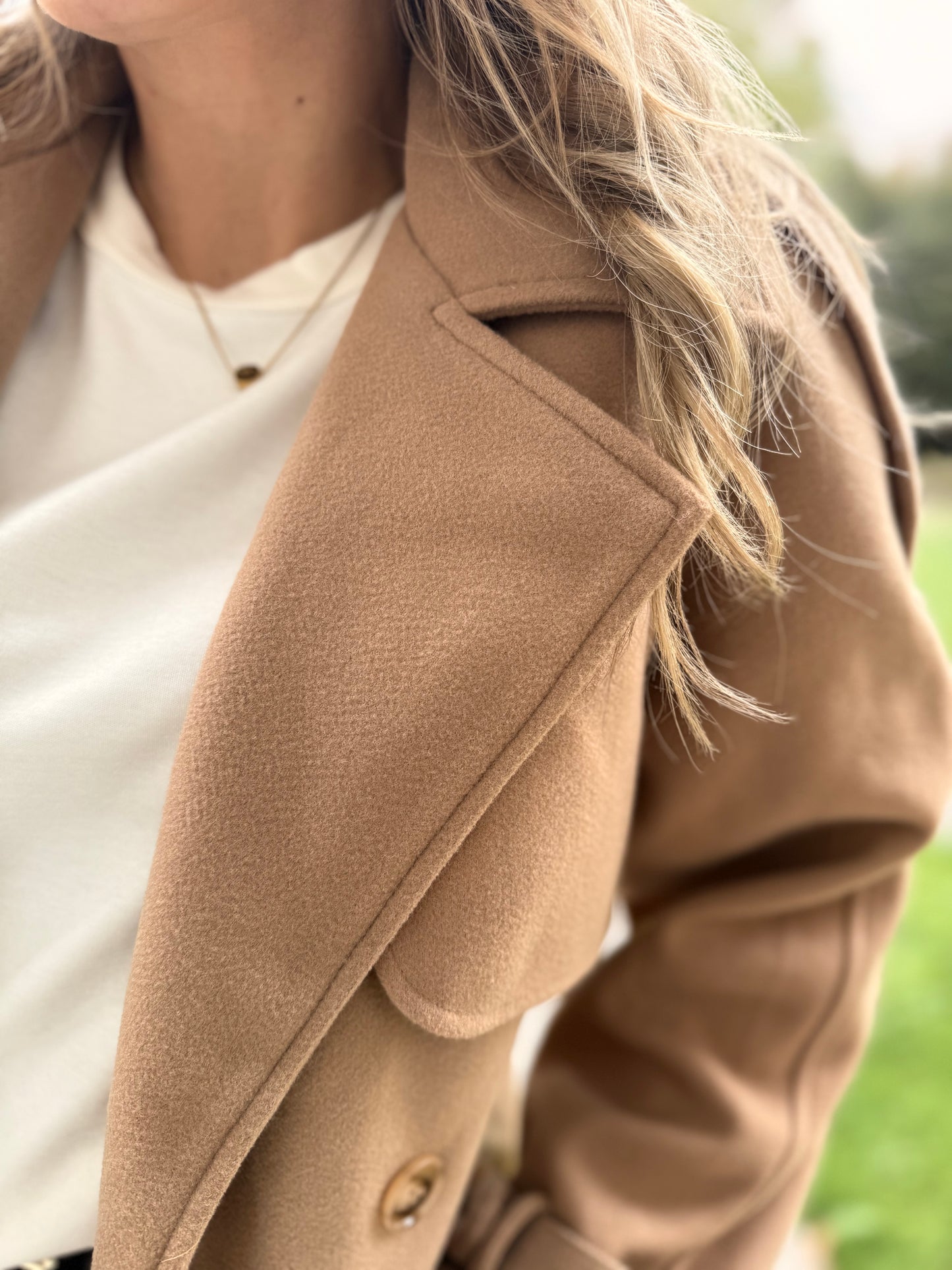 Manteau Muse camel