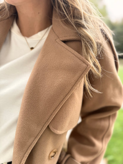 Manteau Muse camel