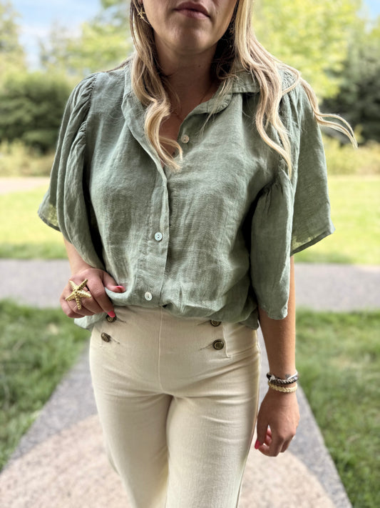 Blouse Nata verte