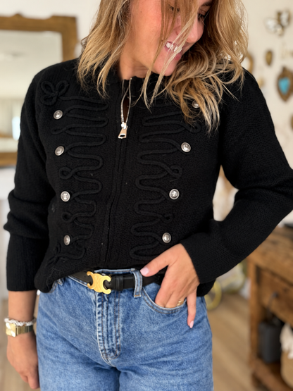 GILET NOIR OFFICIER
