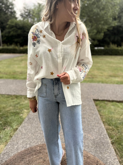 Chemise oiseaux