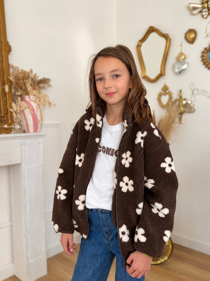 MANTEAU MARGUERITE CHOCO