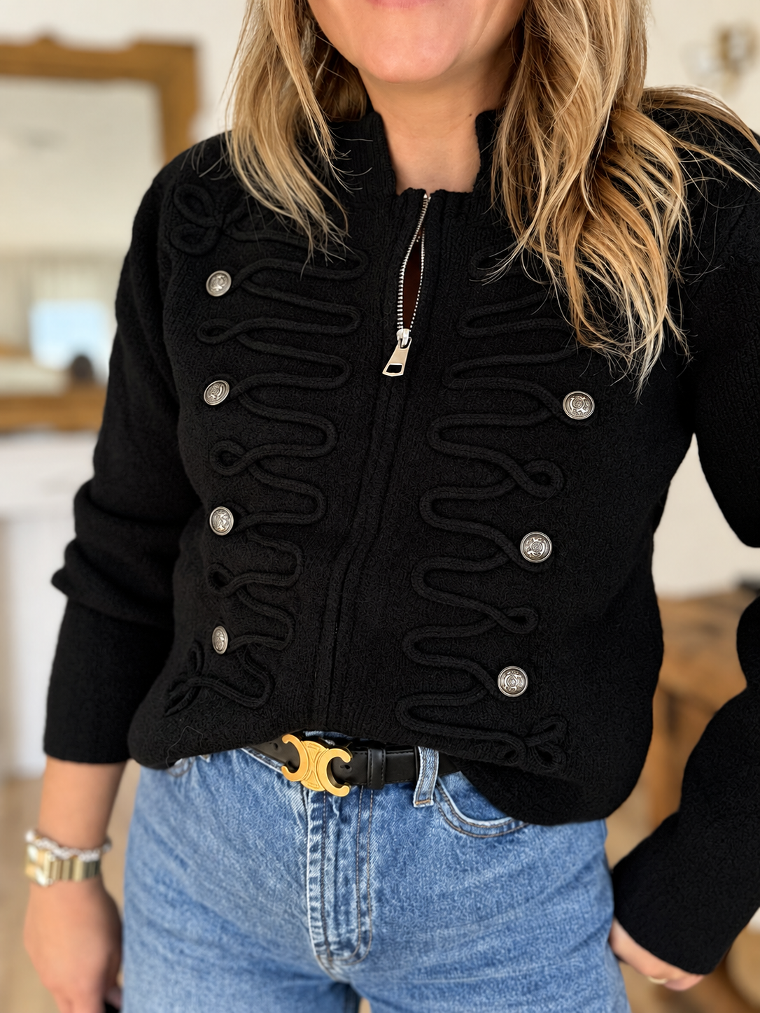 GILET NOIR OFFICIER