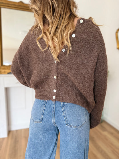 GILET LEOLA MOKA