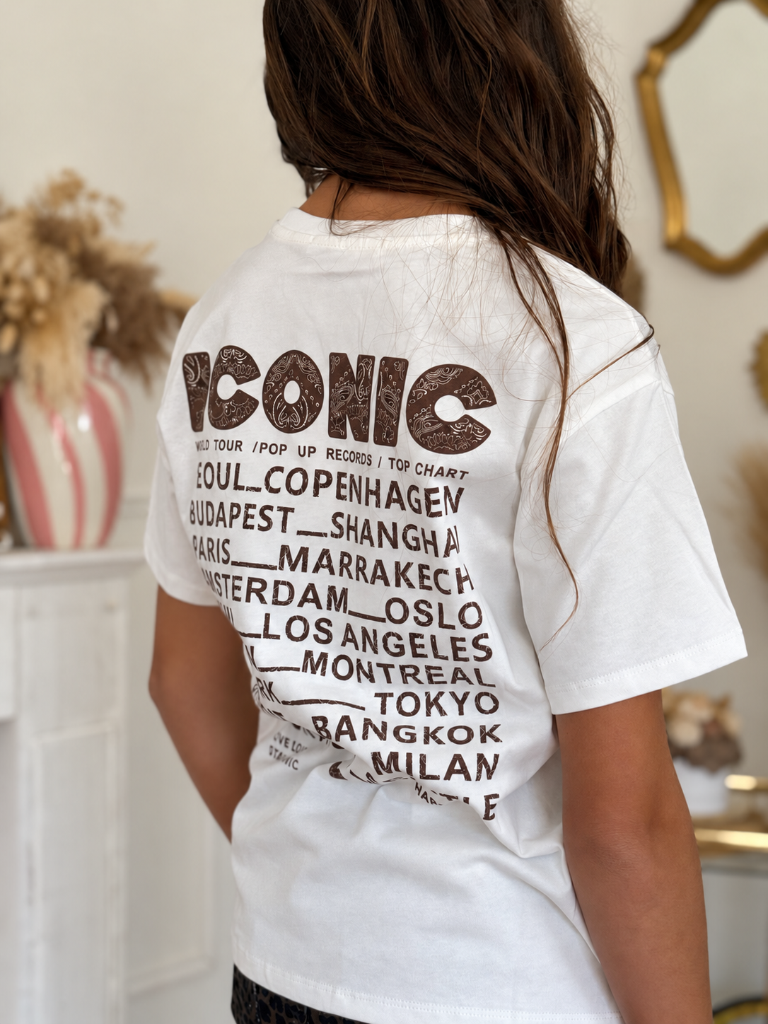T-SHIRT BANDANA CHOCOLAT