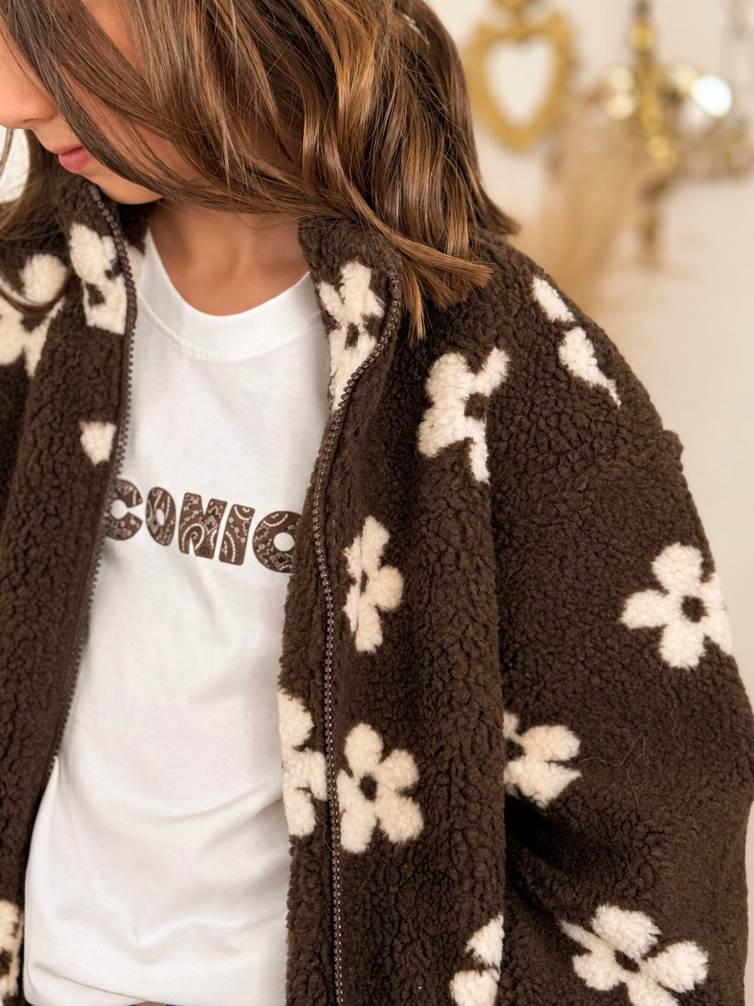 MANTEAU MARGUERITE CHOCO
