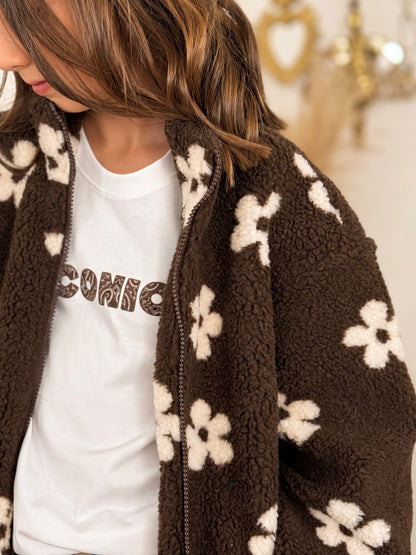 MANTEAU MARGUERITE CHOCO