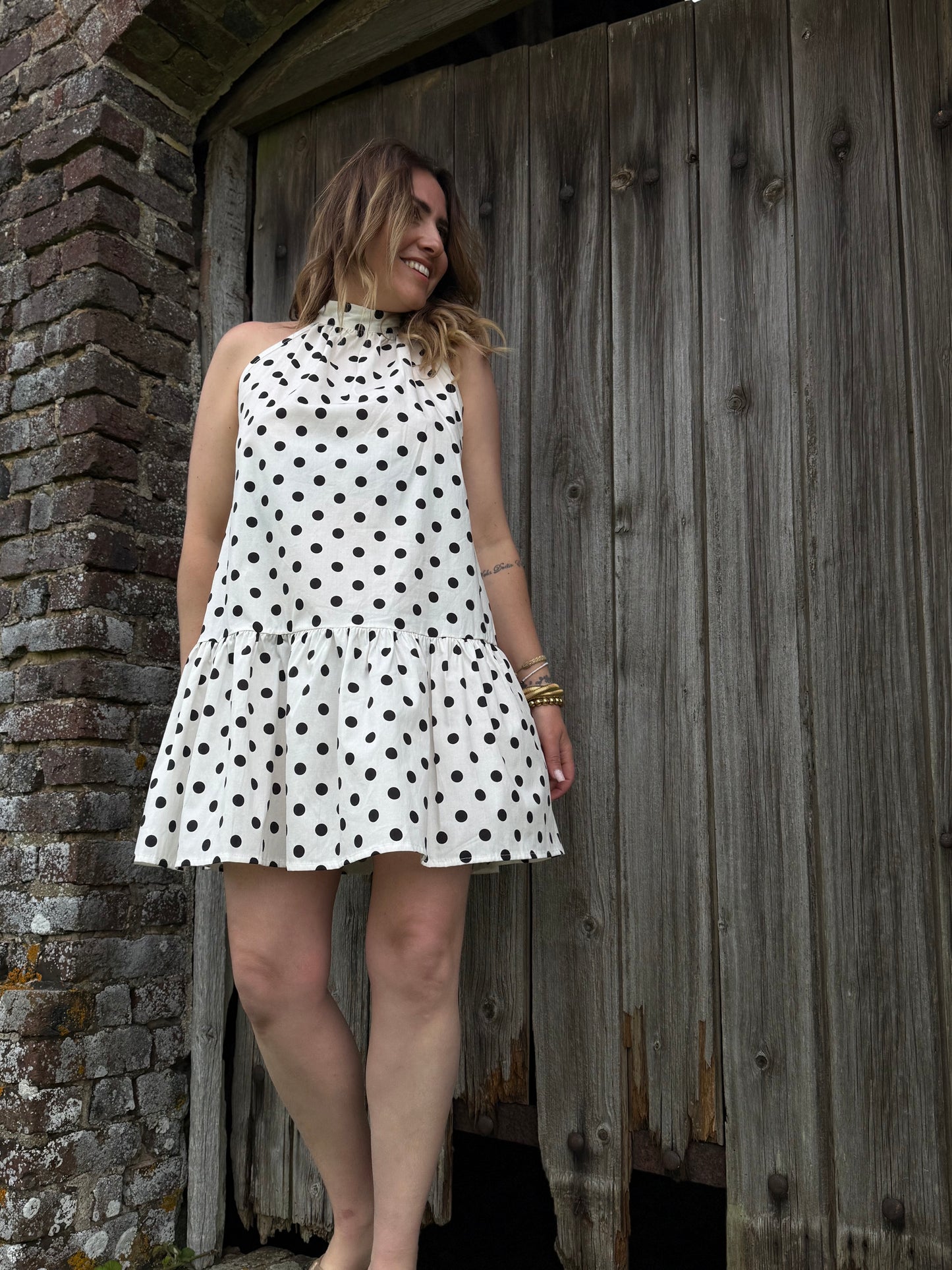 ROBE à pois