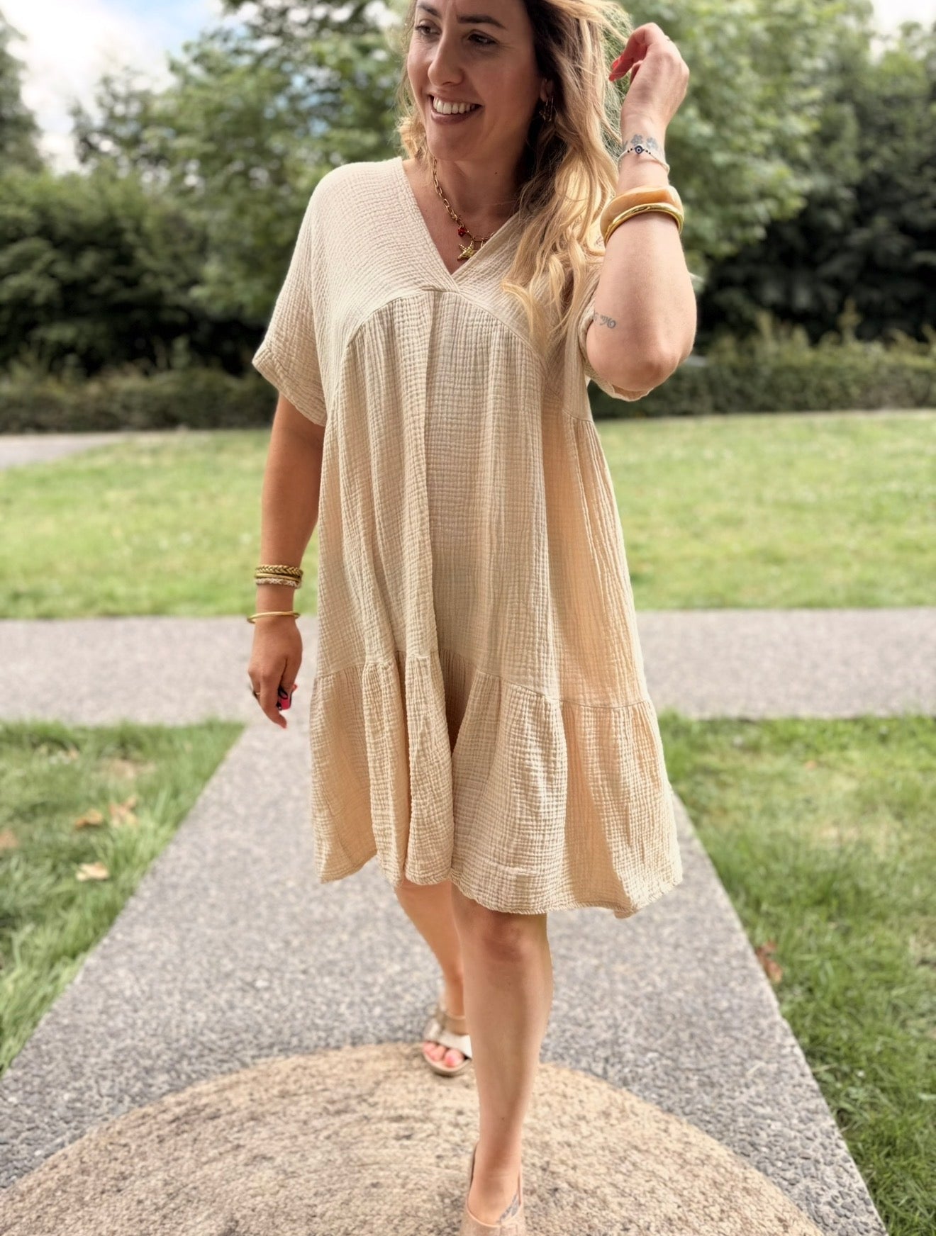 ROBE GAZE DE COTON