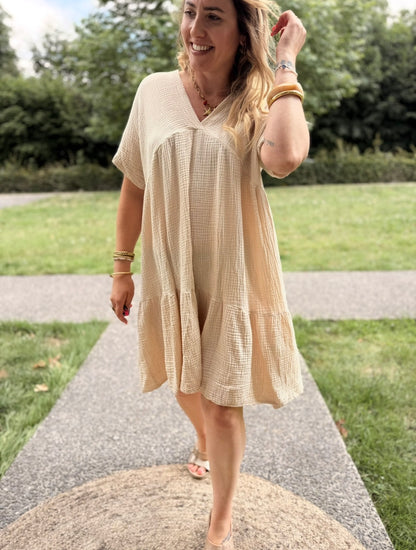 ROBE GAZE DE COTON