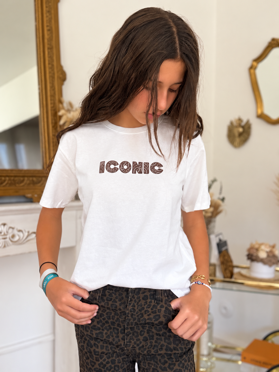 T-SHIRT BANDANA CHOCOLAT