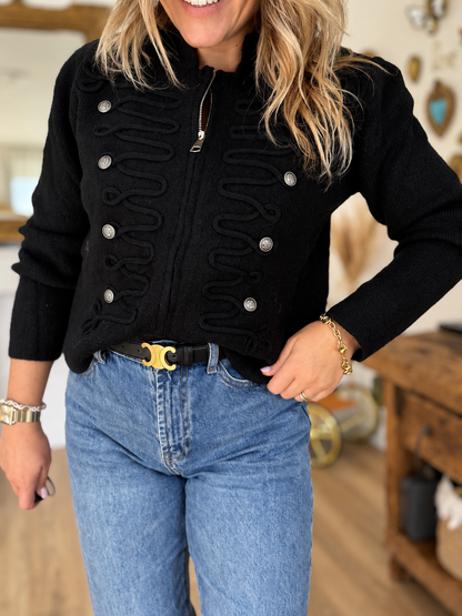 GILET NOIR OFFICIER
