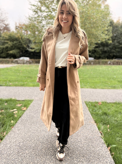Manteau Muse camel