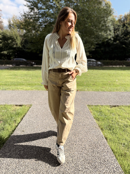 PANTALON BALLON CAMEL