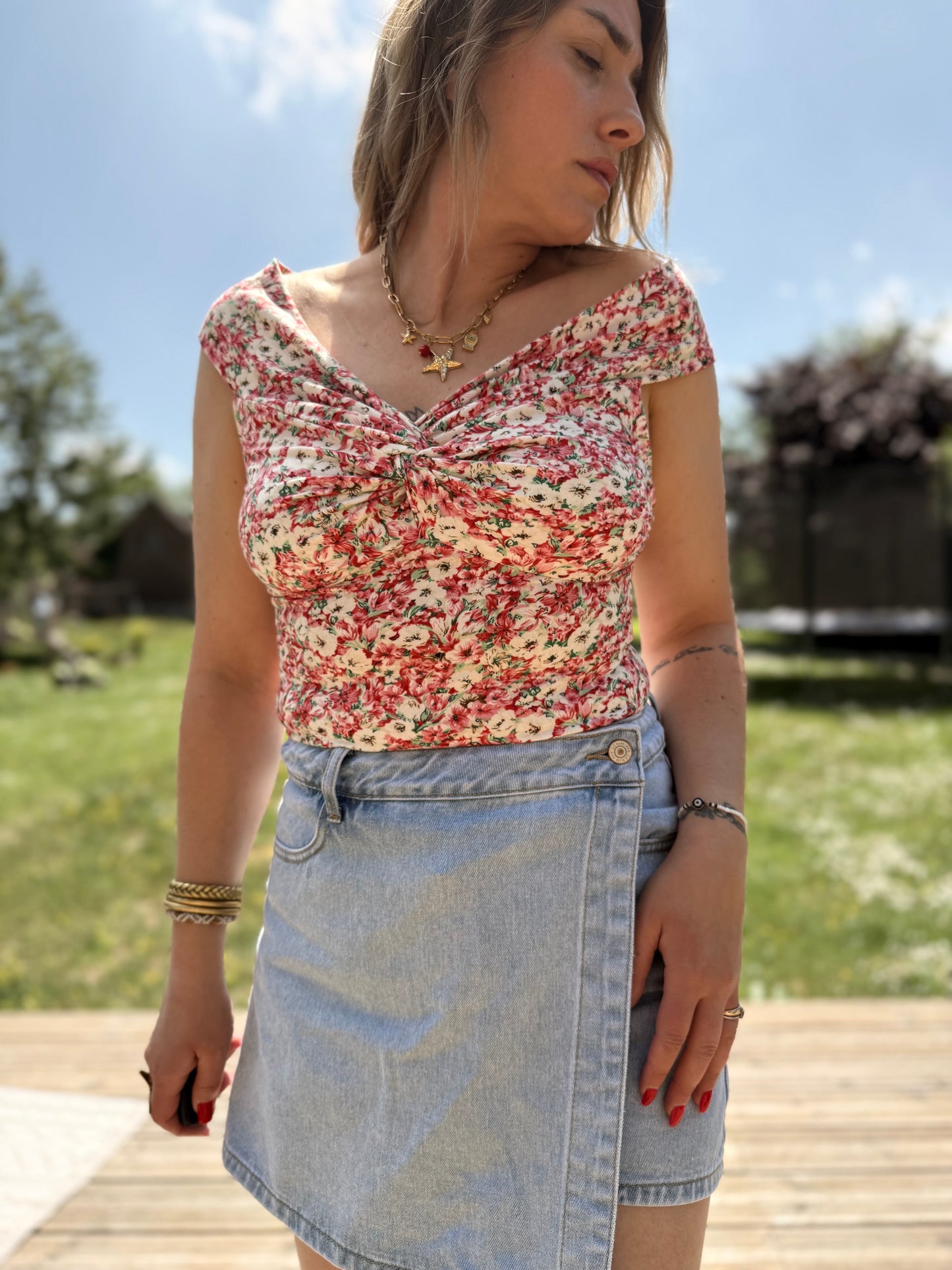 Top Liberty Fleuri