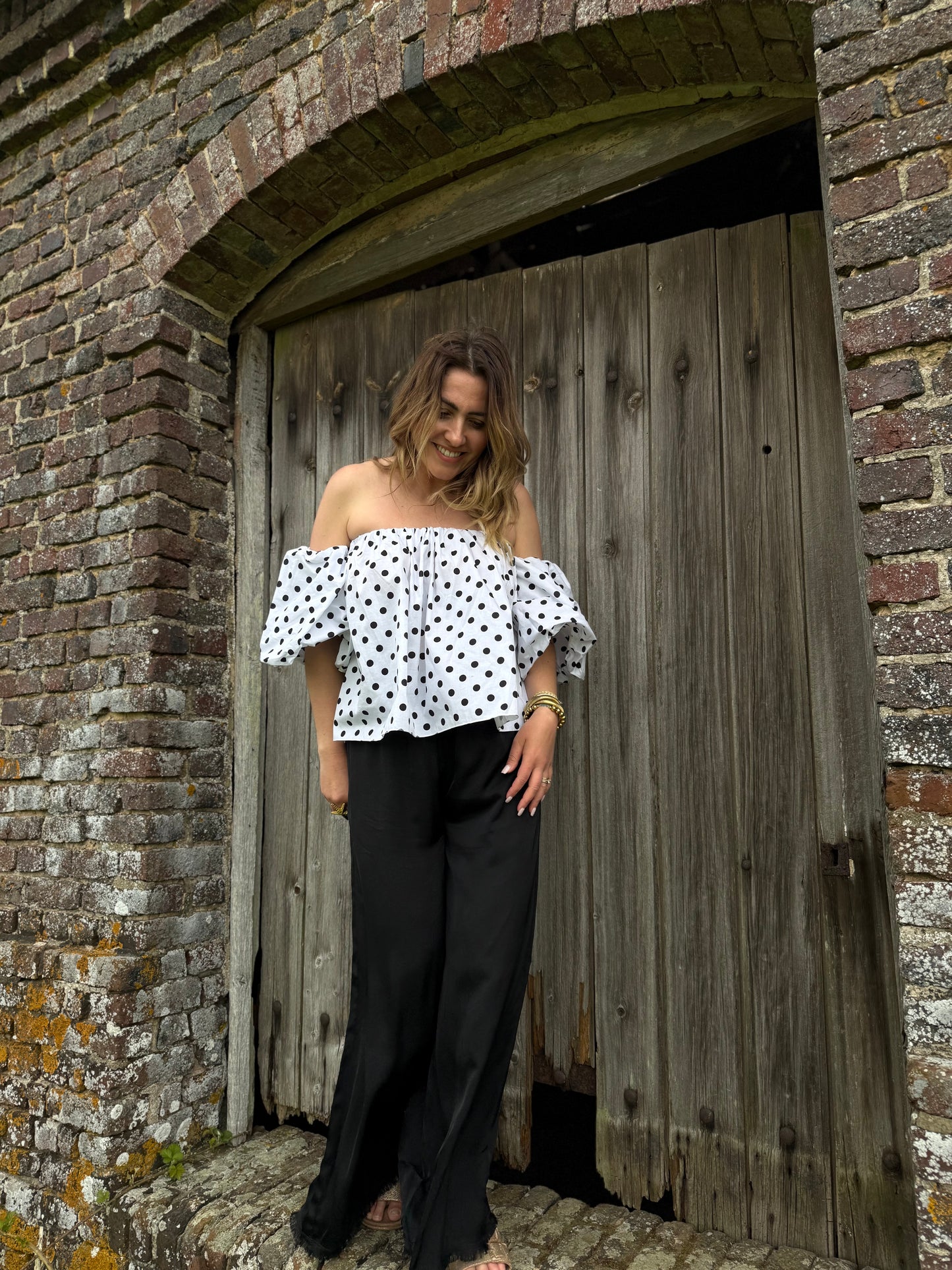 PALAZZO NOIR - pantalon fluide