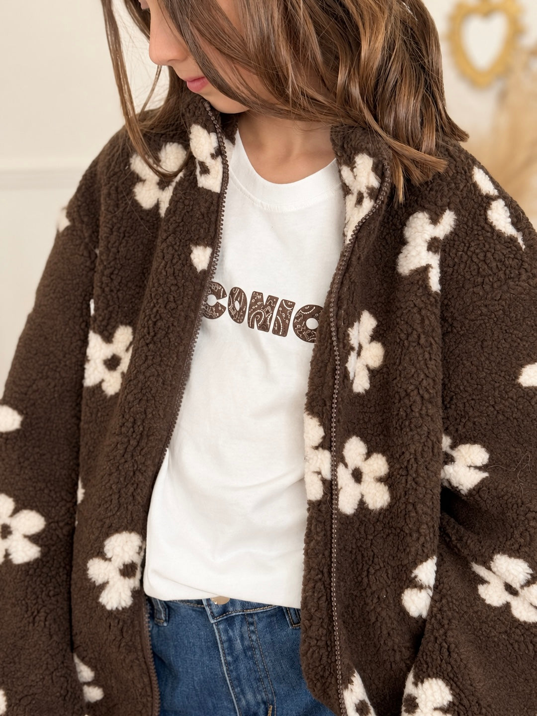 MANTEAU MARGUERITE CHOCO