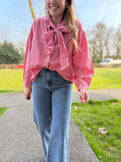 Chemisier Vicky Rouge