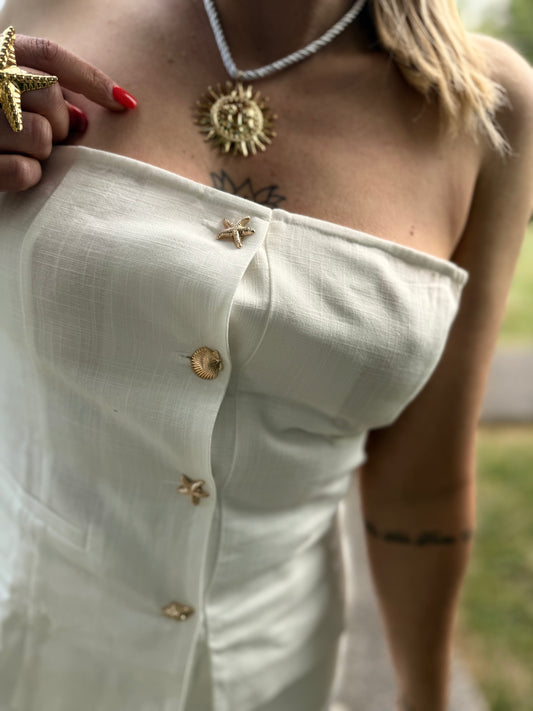 BUSTIER COQUILLAGE