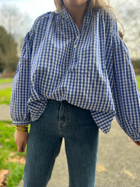 BLOUSE SOPHIE BLEU
