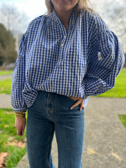 BLOUSE SOPHIE BLEU