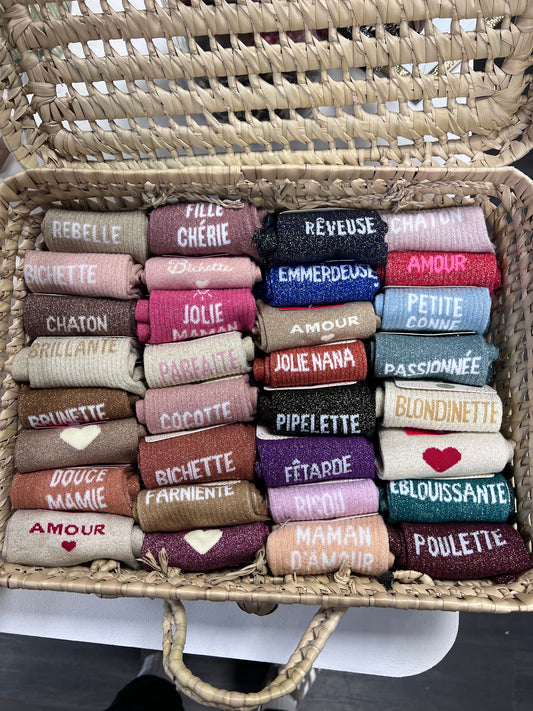 CHAUSSETTES PAILETTEES