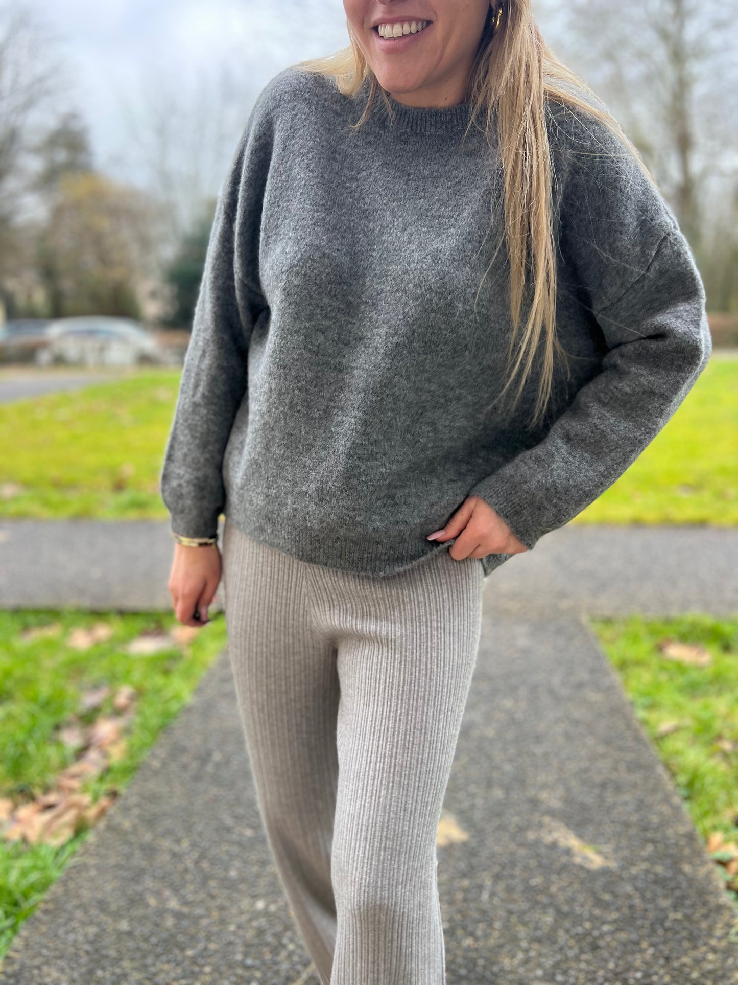 PANTALON MAEVA GRIS