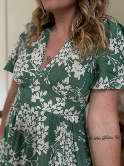 CHLOE - ROBE LONGUE VERTE