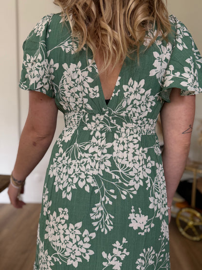 CHLOE - ROBE LONGUE VERTE