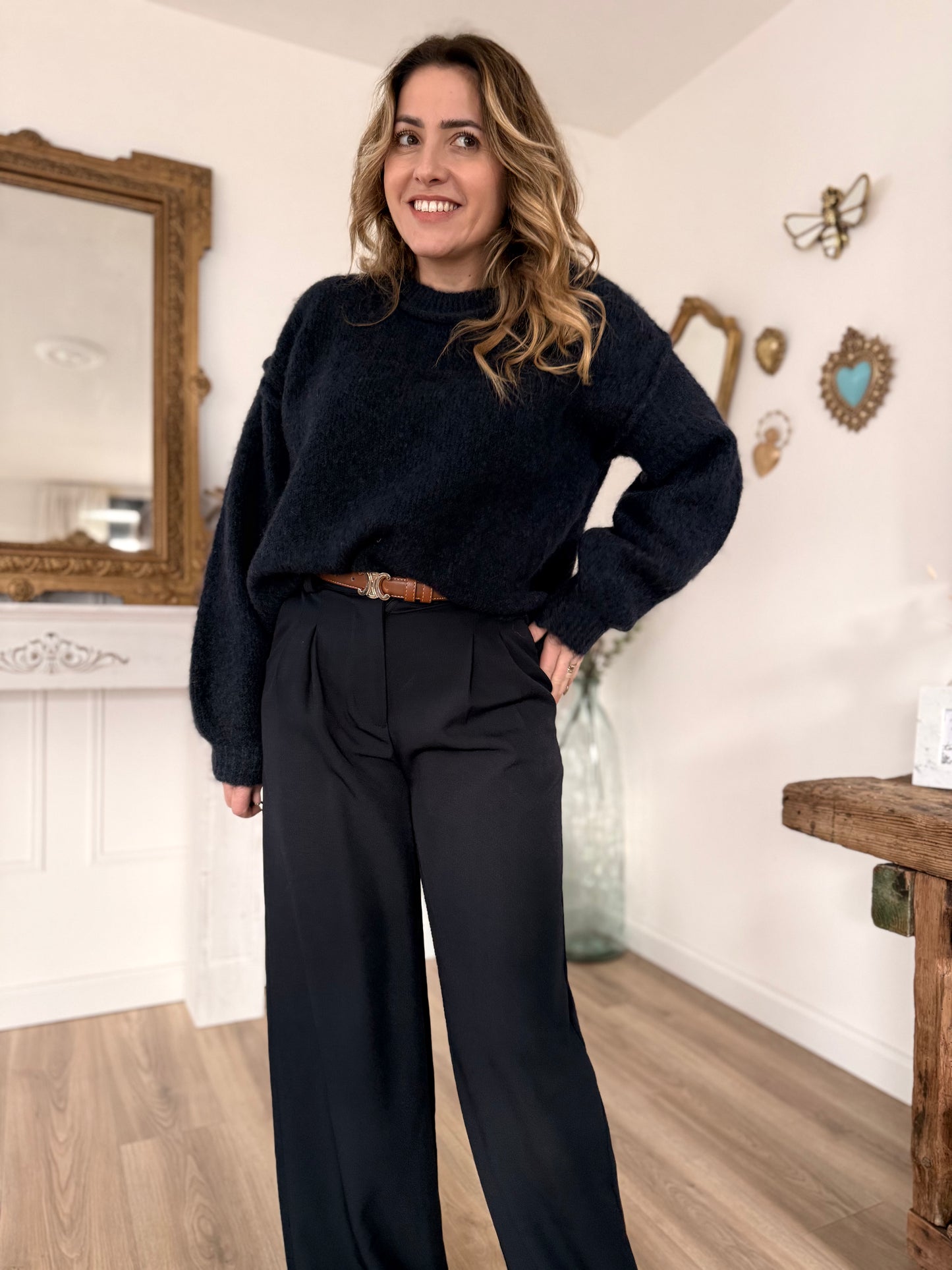 PANTALON LOU BLEU MARINE