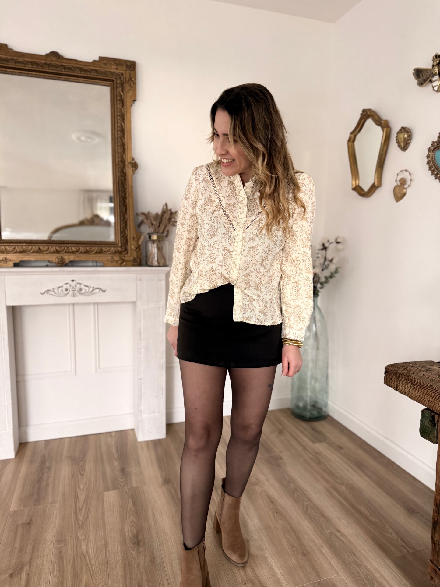 Chemisier Leeloo beige