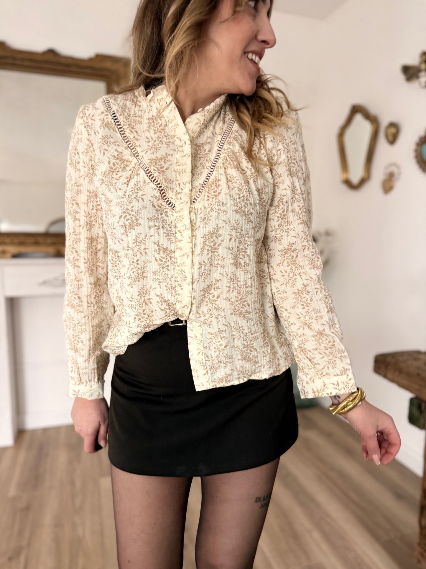 Chemisier Leeloo beige