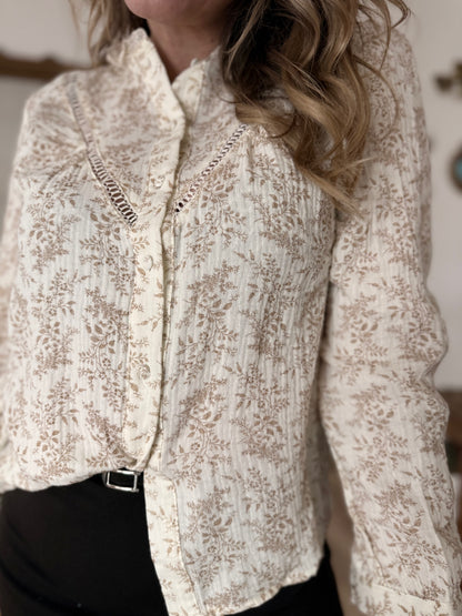 Chemisier Leeloo beige