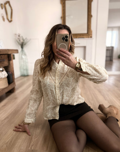 Chemisier Leeloo beige