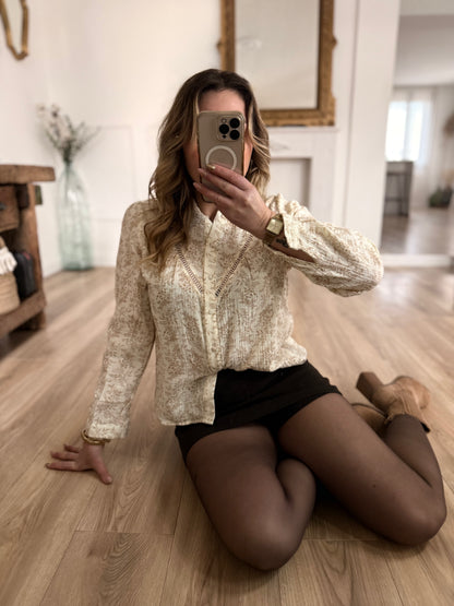 Chemisier Leeloo beige