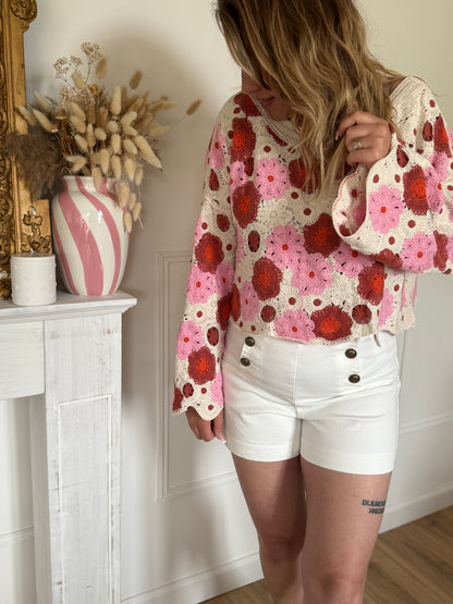 ELODIE - PULL CROCHET