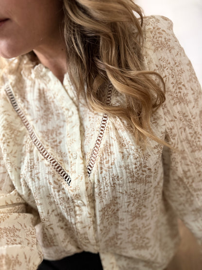 Chemisier Leeloo beige