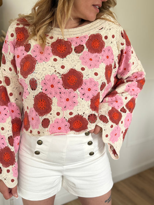ELODIE - PULL CROCHET