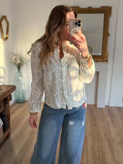 Chemisier leeloo bleu