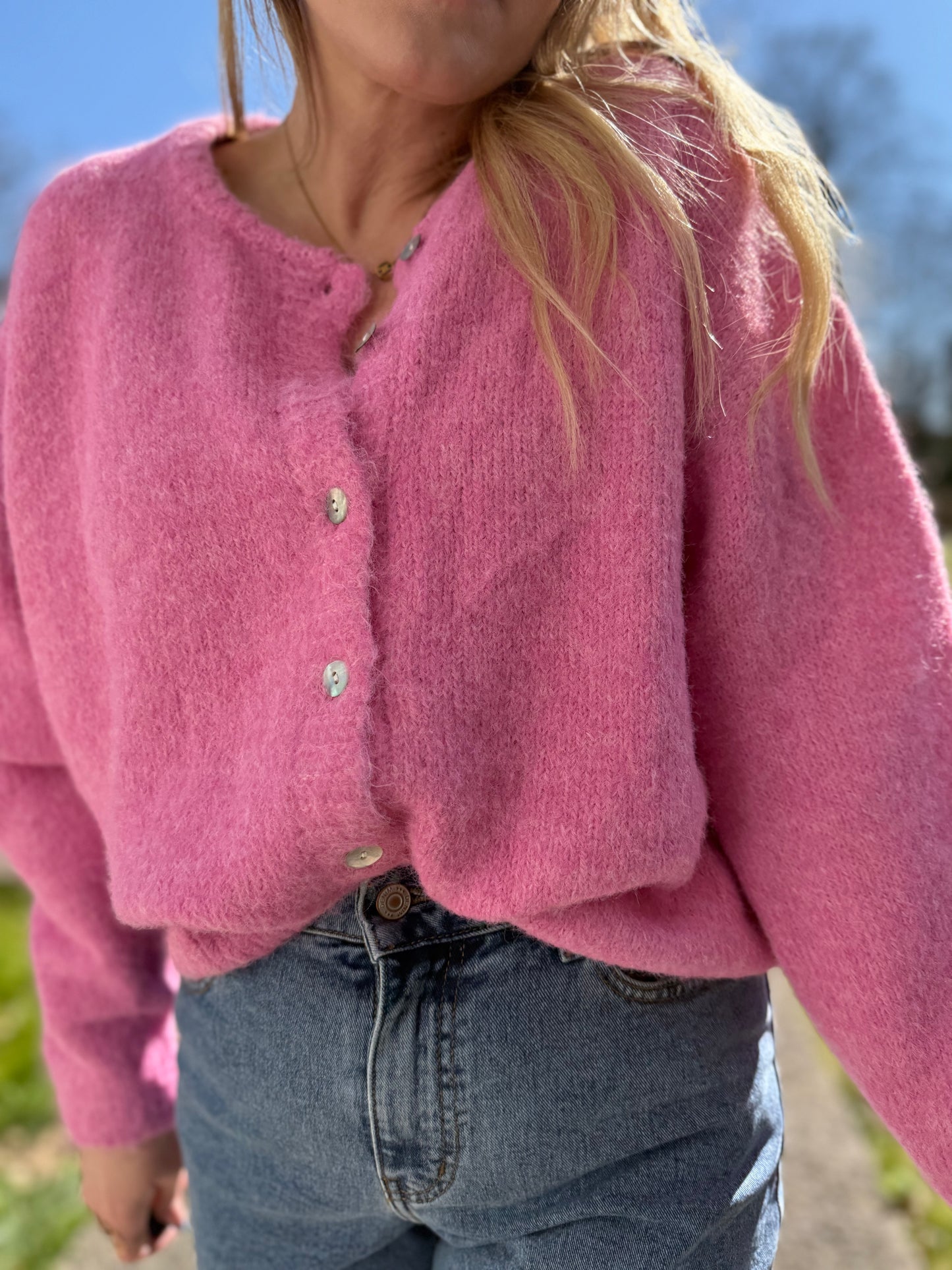 GILET LEOLA ROSE