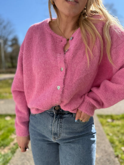 GILET LEOLA ROSE