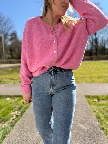 GILET LEOLA ROSE