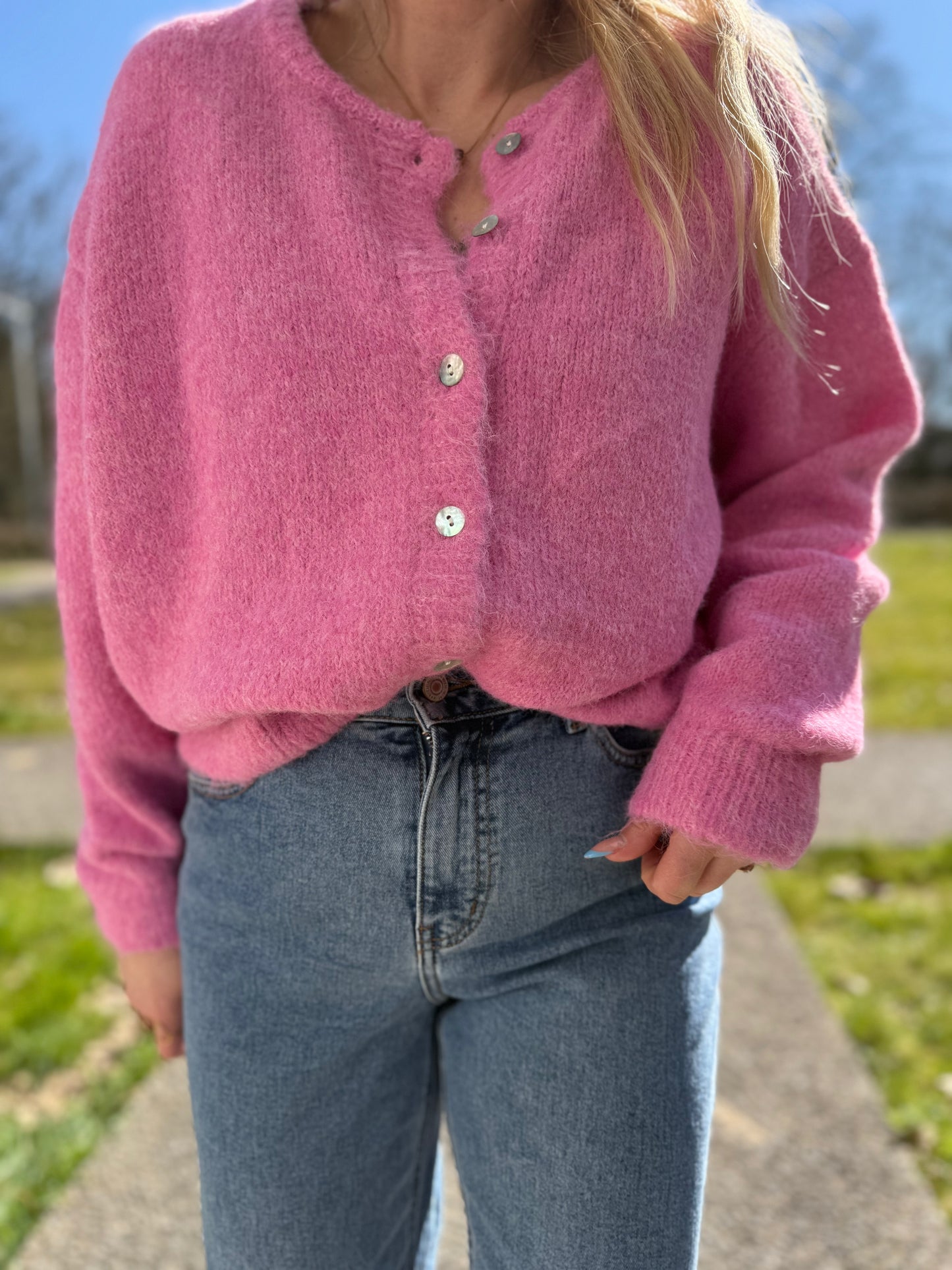 GILET LEOLA ROSE